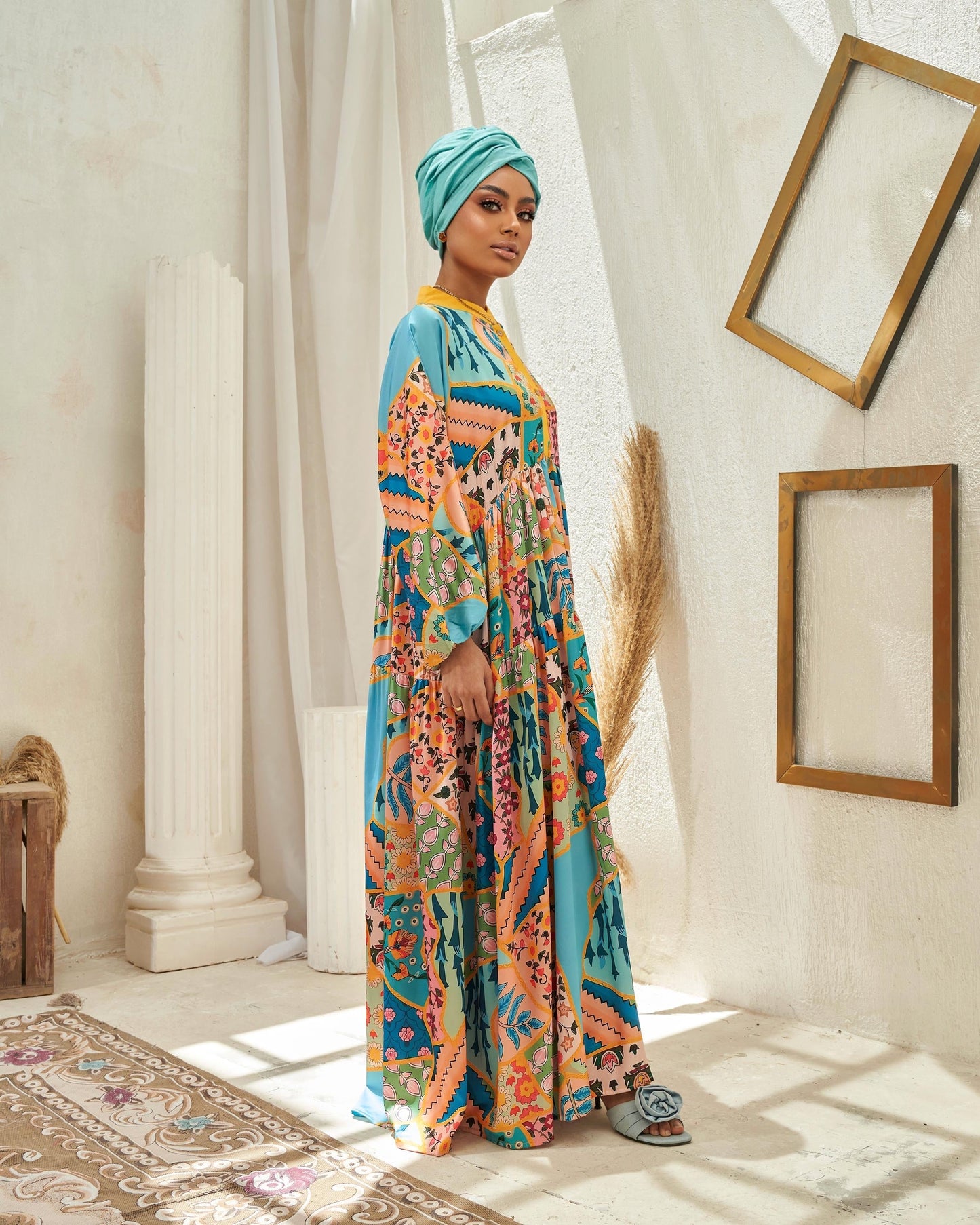 Multi-color Modesty Jalabiya