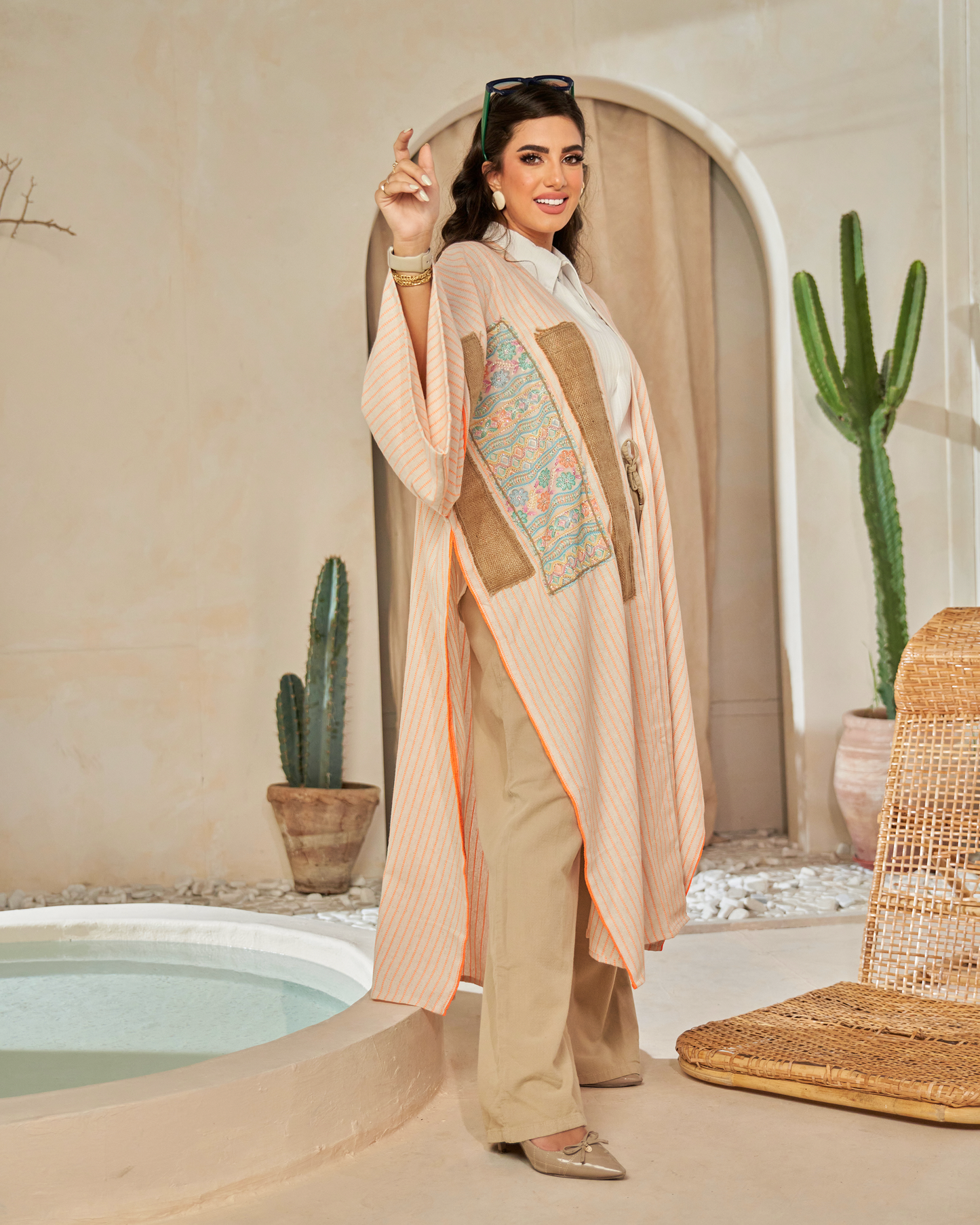 Rustic Patchwork Abaya