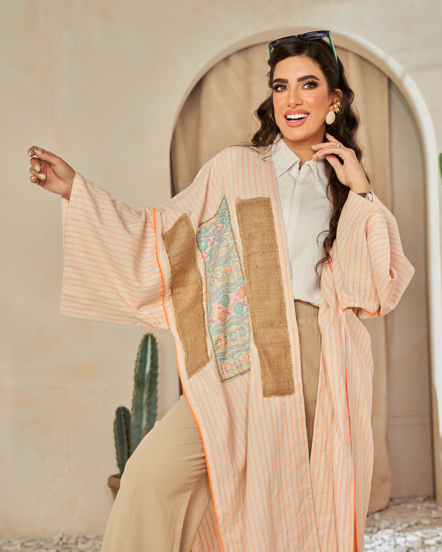 Rustic Patchwork Abaya