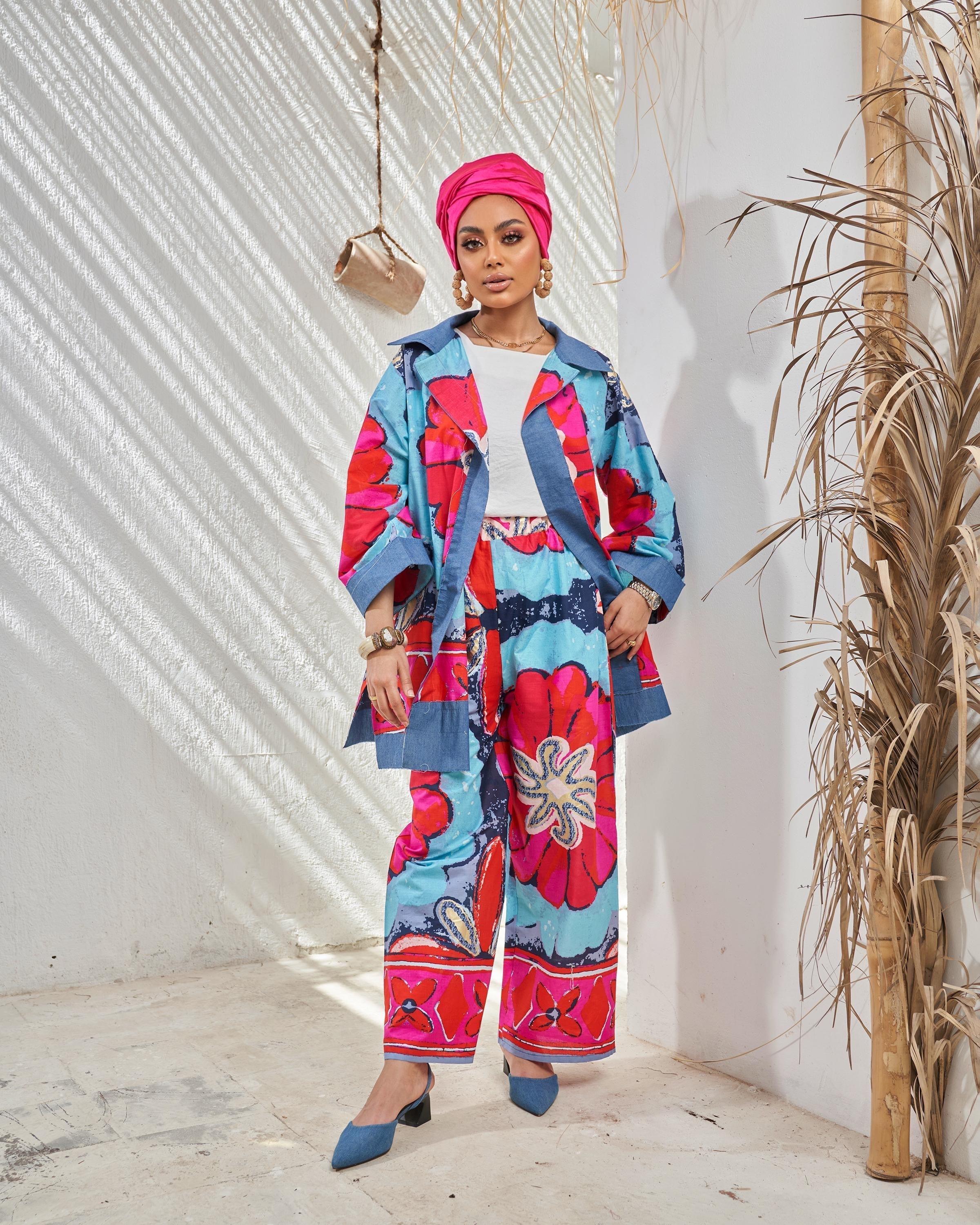 Magic Fushia Floral Suit