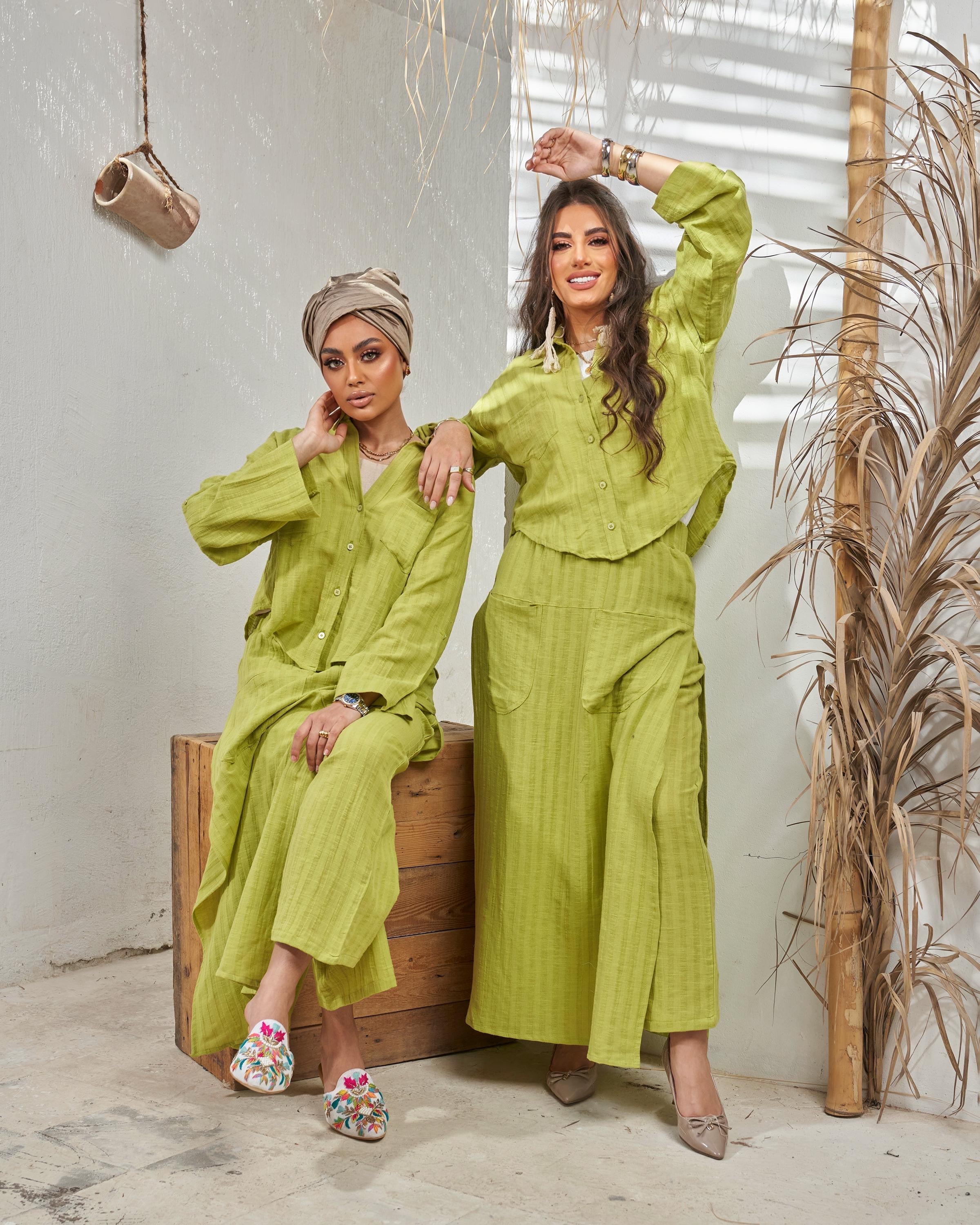 Lime Glitzy Suit