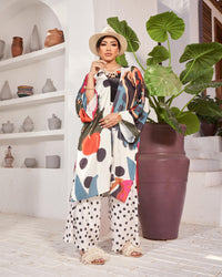 بدلة بولكا الحمراء