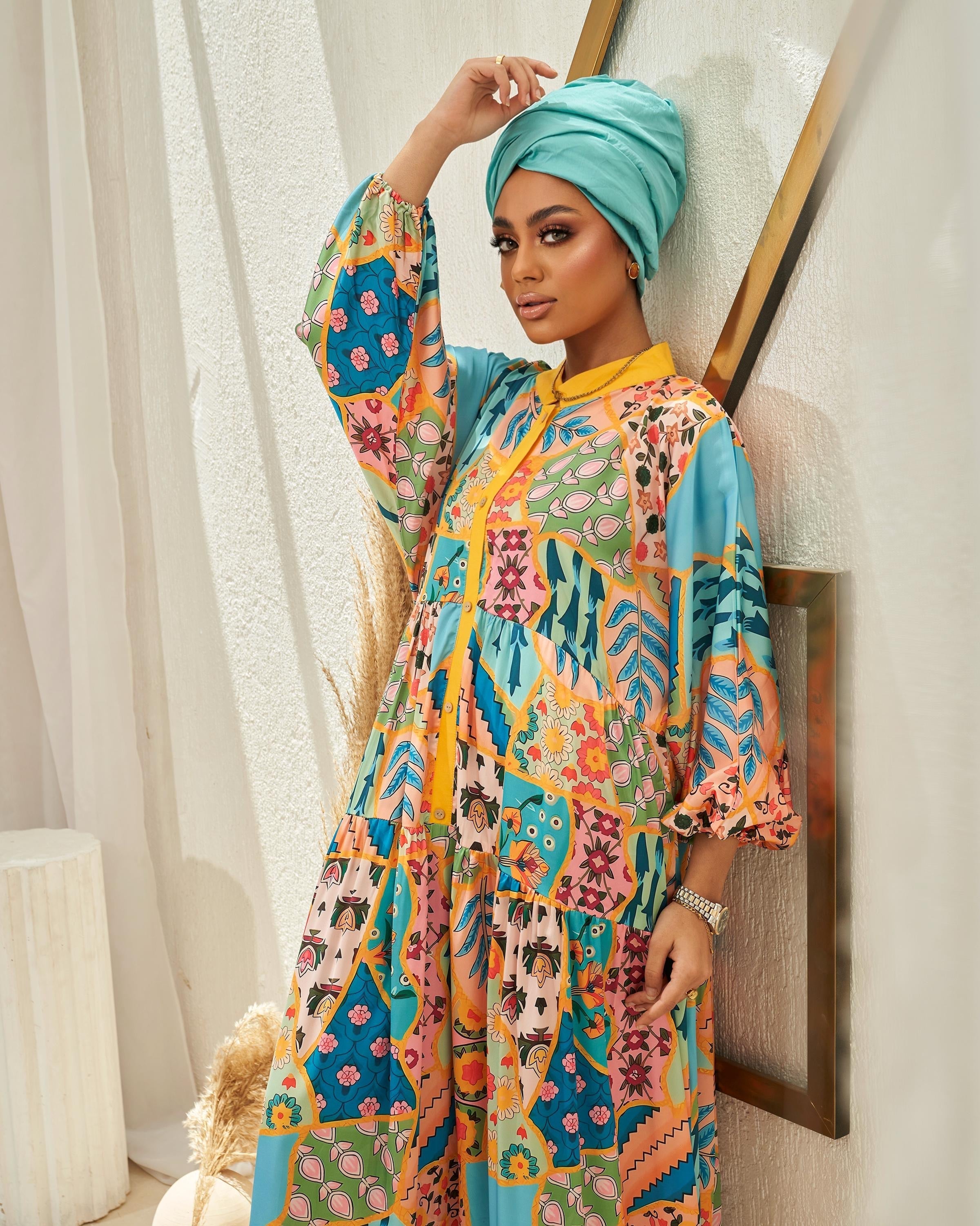 Yellow Modesty Dress