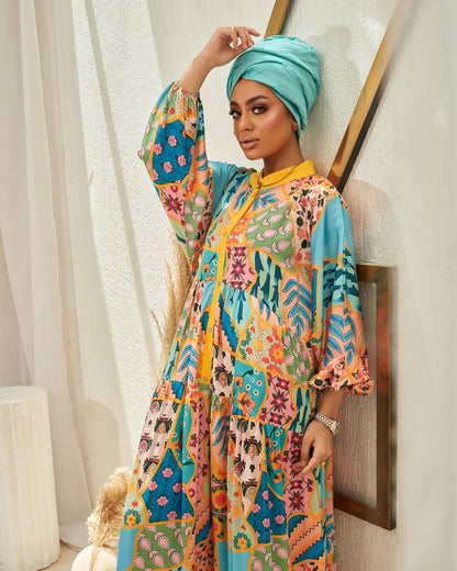 Multi-color Modesty Jalabiya