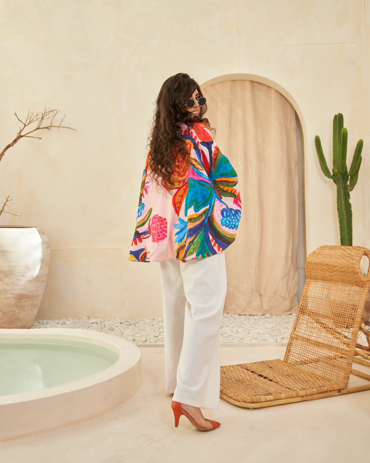 Tropical Bloom Overshirt
