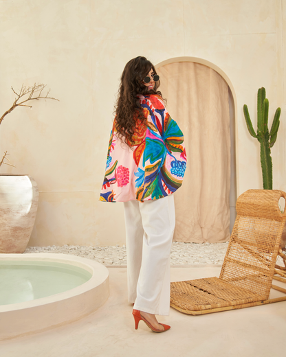 Tropical Bloom Overshirt