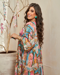 Moroccan Charm Jalabiya Dress