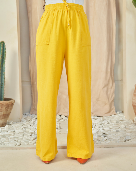 The All-Day Flow Pants (Yellow)