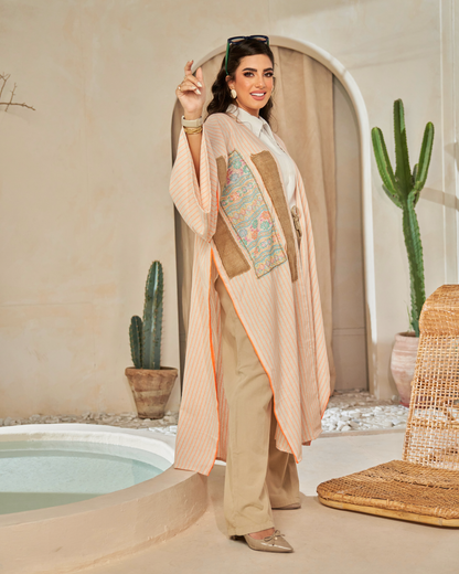 Rustic Patchwork Abaya