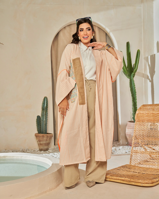 Rustic Patchwork Abaya