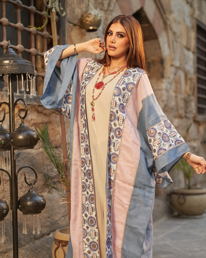Pastel Mosaic Kaftan