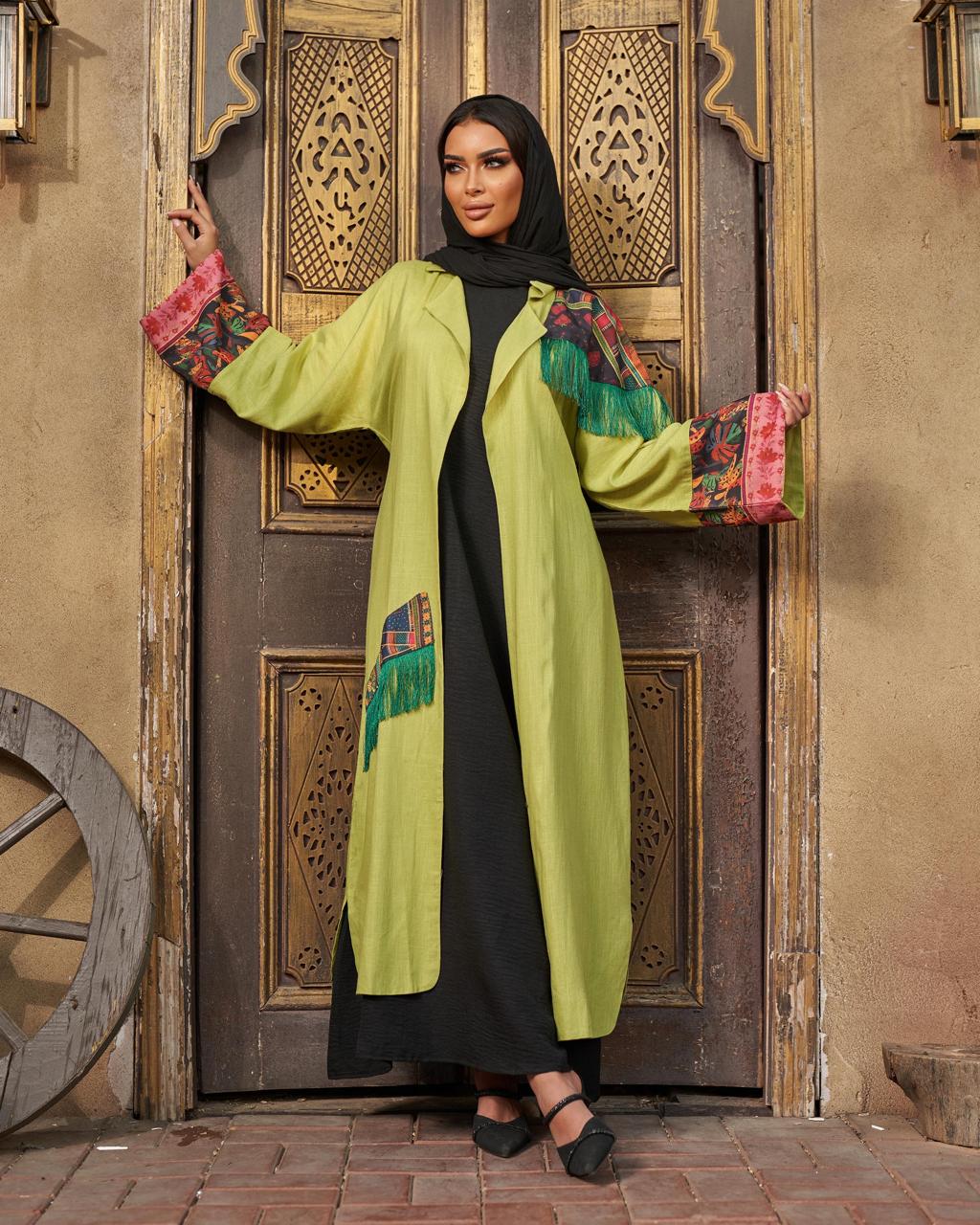 The Olive Oasis Boho-Chic Abaya