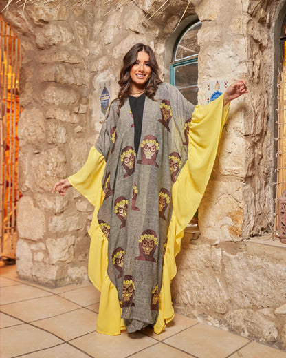 The Muse Pop-Art Abaya