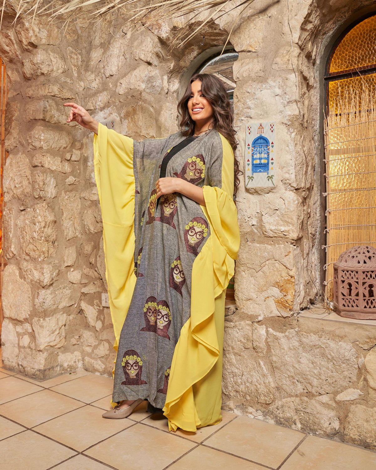 The Muse Pop-Art Abaya