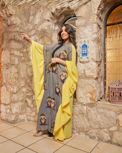 The Muse Pop-Art Abaya