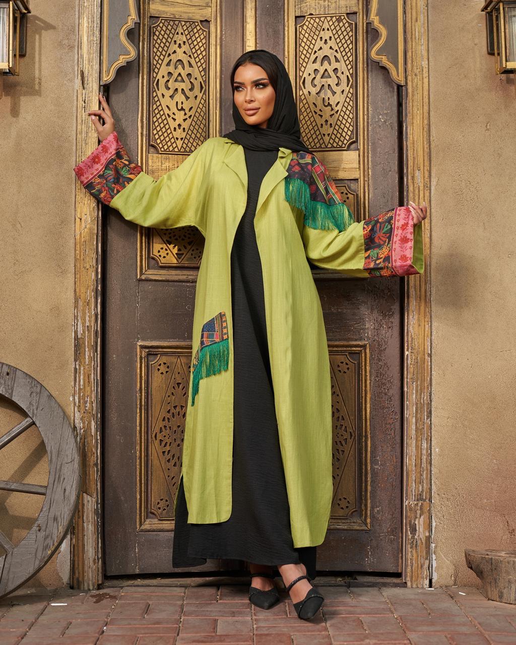 The Olive Oasis Boho-Chic Abaya