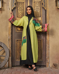 The Olive Oasis Boho-Chic Abaya