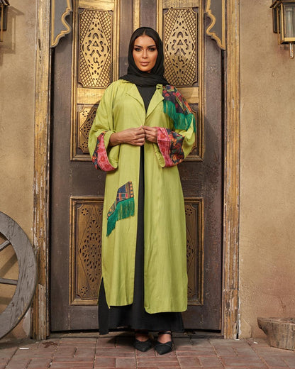 The Olive Oasis Boho-Chic Abaya