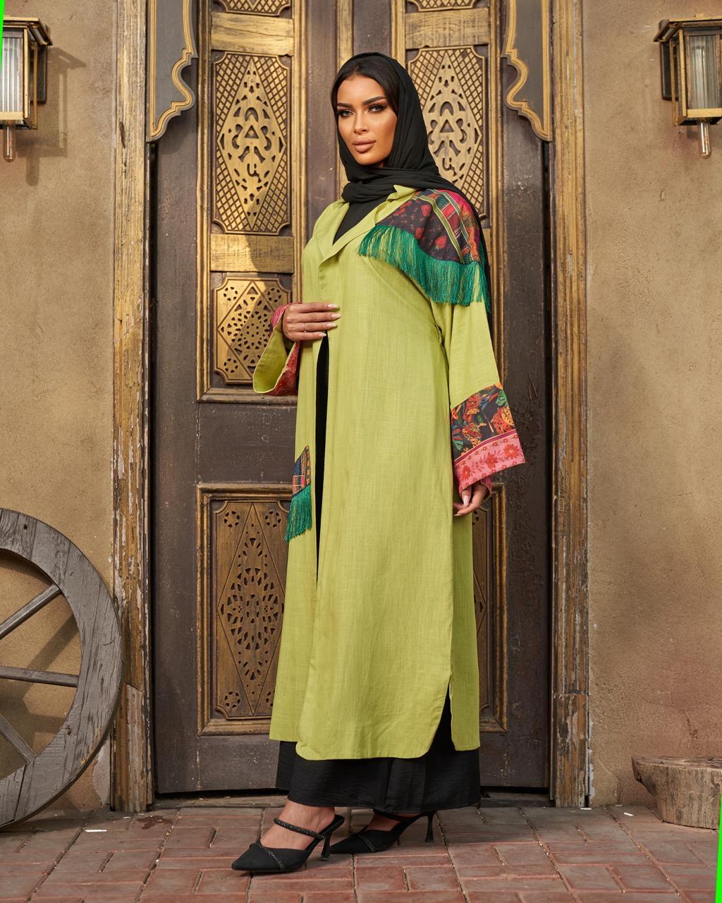 The Olive Oasis Boho-Chic Abaya